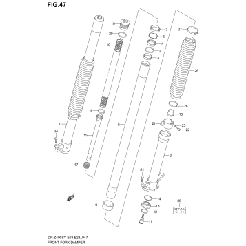 FRONT FORK DAMPER (MODEL Y/K1)