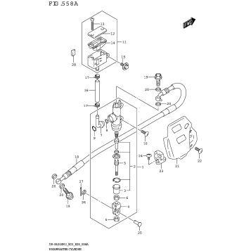 REAR MASTER CYLINDER (DR-Z400S)