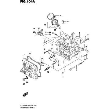 CYLINDER HEAD (FRONT)