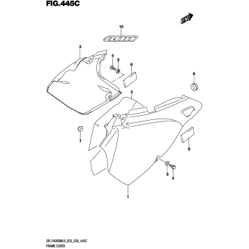 FRAME COVER (DR-Z400SML9 E33)