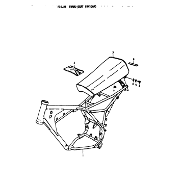 FRAME - SEAT (RM100A)