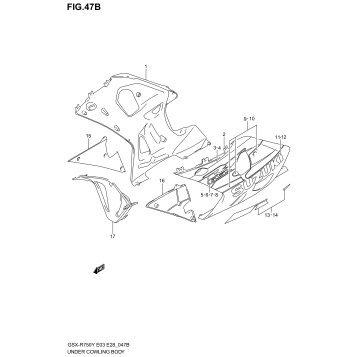 UNDER COWLING (MODEL K2)