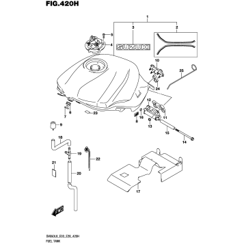 FUEL TANK (SV650AL8 E33) (FOR AGQ)