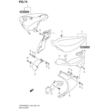 SIDE COVER (VZR1800BZL4 E28)