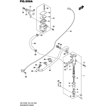 REAR MASTER CYLINDER (GSX-S750,GSX-S750Z)