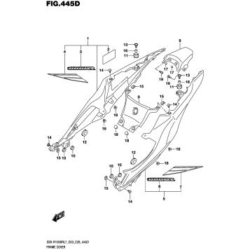 FRAME COVER (GSX-R1000RZL7 E03)