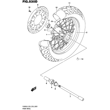 FRONT WHEEL (VL800TL8 E03)