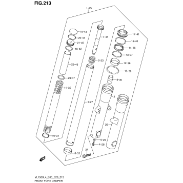 FRONT FORK DAMPER (VL1500BL4 E03)