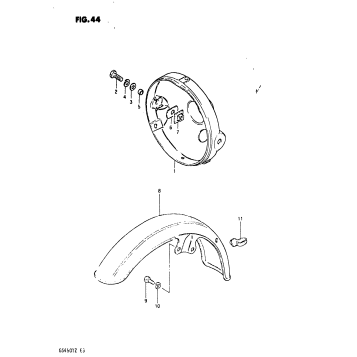 HEADLAMP HOUSING - FRONT FENDER