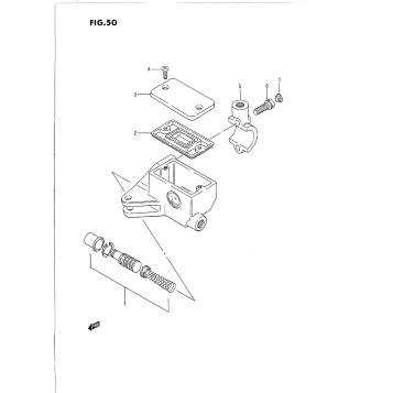 FRONT MASTER CYLINDER (MODEL H/J)