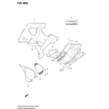 UNDER COWLING (GSX-R1000ZK4 E3,E33)