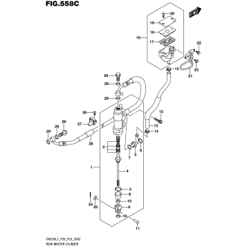 REAR MASTER CYLINDER (GW250L7 P33)