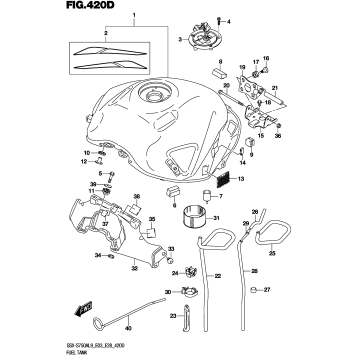 FUEL TANK (GSX-S750YAL9 E28)