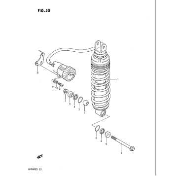 REAR SHOCK ABSORBER