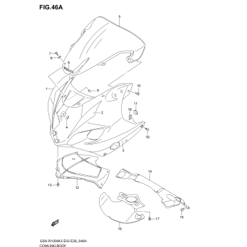 COWLING BODY (GSX-R1000K4)