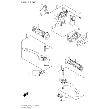 HANDLE LEVER (AN650L5 E03)