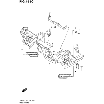 UNDER COWLING (DL650XAL7 E33)