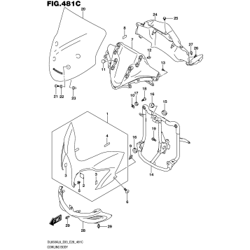 COWLING BODY (DL650AL6 E03)