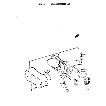 REAR COMBINATION LAMP (TS250J)