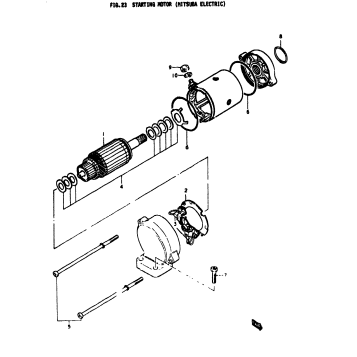 STARTING MOTOR (MITSUBA ELECTRIC)