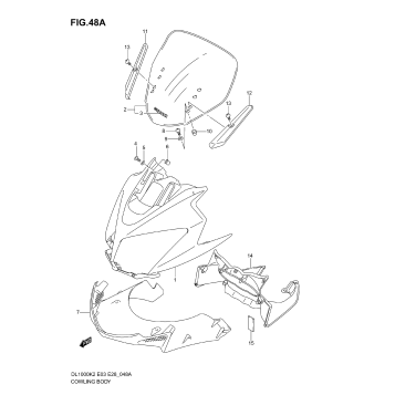 COWLING BODY (MODEL K4/K5/K6)