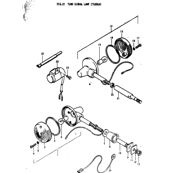TURN SIGNAL LAMP (TS250A)