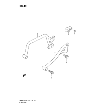 REAR GRIP (DR650SEL3 E03)