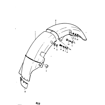 REAR FENDER (GT750A & B)