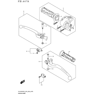 HANDLE LEVER (DL1050RC)