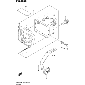 HEADLAMP (DR-Z400SM)