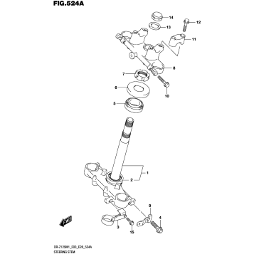 STEERING STEM (DR-Z125)
