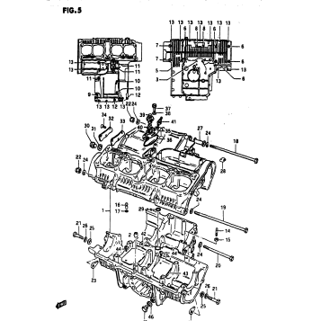 CRANKCASE (MODEL Z)
