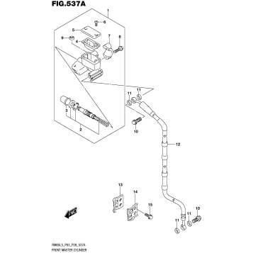 FRONT MASTER CYLINDER (RM85L5 P03)