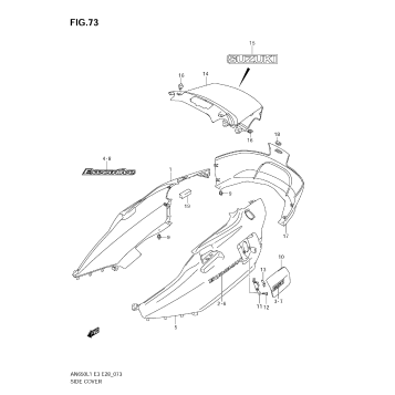 SIDE COVER (AN650A L1 E33)