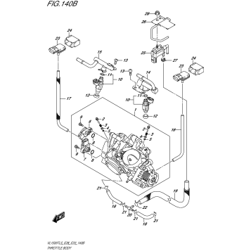 THROTTLE BODY (VL1500TL5 E33)