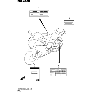 LABEL (GSX-R600L9 E28)