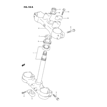 STEERING STEM (MODEL P/R/S)