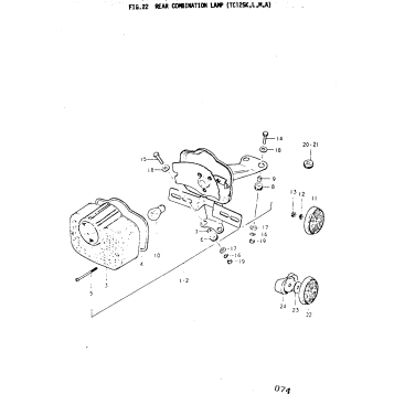 REAR COMBINATION LAMP (TC125K