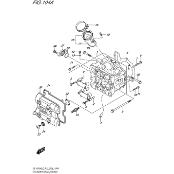 CYLINDER HEAD (FRONT)