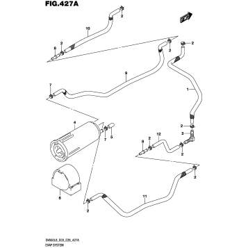 EVAP SYSTEM (SV650L8 E33)