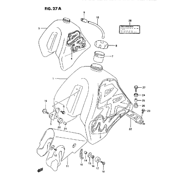FUEL TANK (MODEL N/P)