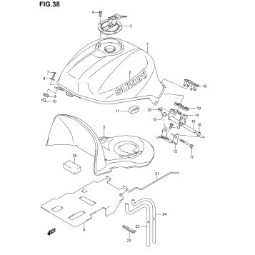 FUEL TANK (SV1000SK3)