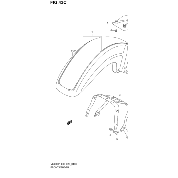 FRONT FENDER (VL800K4/K5)