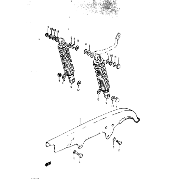 CHAIN CASE - SHOCK ABSORBER
