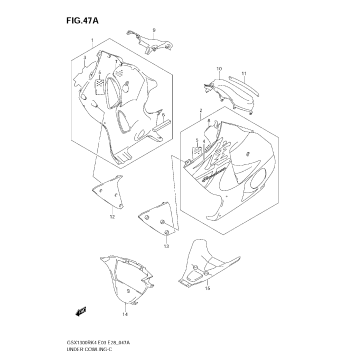 UNDER COWLING (GSX1300RZK4)