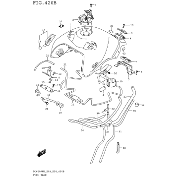 FUEL TANK (DL650AM2 E28)