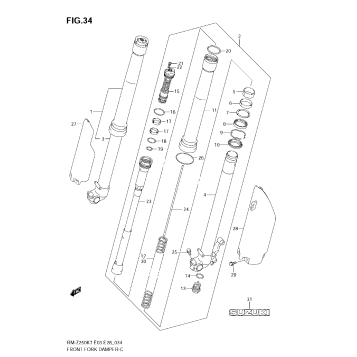FRONT DAMPER (MODEL K7)