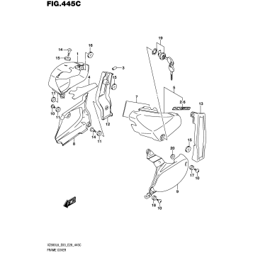 FRAME COVER (VZ800L6 E33)