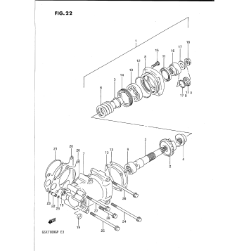 SECONDARY DRIVE GEAR (MODEL M)
