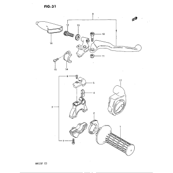 RIGHT HANDLE SWITCH (MODEL E)